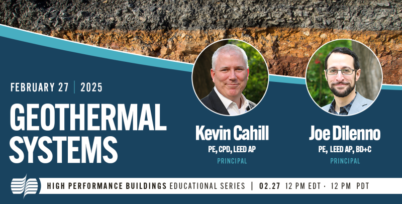 Geothermal Systems Webinar